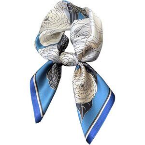 Pure Mulberry Black Beige Square Scarf Women Soft Head Neck Scarf Gift Packed